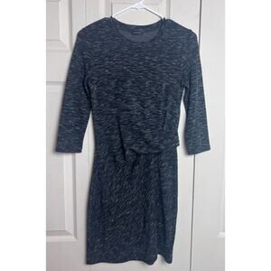 Club Monaco Dress 3/4 Sleeve Gray Women's Dress *See Measurements